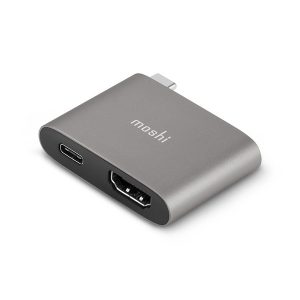 moshi USB-C to HDMI Adapter with Charging